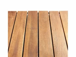 39 Baldosas de Madera Acacia con Base Plástica Duradera Cuadradas Baldosas de Madera Azulejos Suelo para Patio Balcón Terraza Cobertura 3.5m² Fácil Instalación