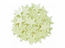 60 mini estrellas florescentes