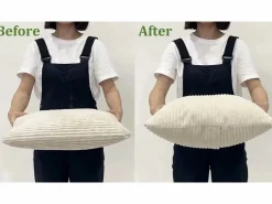 Online 2 -Sofá de terciopelo de 2 salas, con 2 cojines, 56 cm de asientos profundos, 178x76x89cm, Sofá Escandinavo
