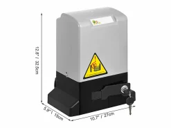 Abrepuertas SucceBuy 600kg Mando A Distancia 1300lb Con Raíl De 4m Y Llave De Desbloqueo