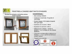 GD Menuiseries Accesorio lateral de roble H 215X A 30 cm Tamaño de la mesa