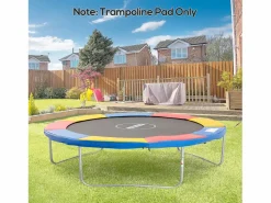 Accesorios para trampolín, set completo con red de seguridad, lona y escalera, poliéster, (305x305x15cm) Cama Elástica