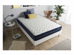 Outlet ACTISOM - Colchón 180 x 200- Colchón Doble, Espuma Viscoelástica, 24 cm de Grosor - Soporte y Confort Muy Firmes - Alta Calidad para un Sueño Óptimo