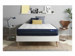 Outlet ACTISOM - Colchón 180 x 200- Colchón Doble, Espuma Viscoelástica, 24 cm de Grosor - Soporte y Confort Muy Firmes - Alta Calidad para un Sueño Óptimo