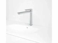 Hot Essebagno Addict Grifo mezclador lavabo medio cromado Plateado