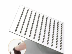 Aica columna de ducha termostática 38℃ alcachofa de baño rociador cuadrado de acero inoxidable