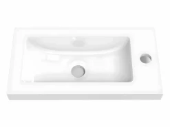 Aica Mueble de baño con lavabo, Roble, 44 x 23 x 60 cm