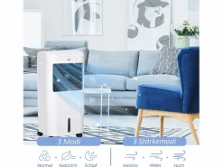Outlet Aire acondicionado portátil 3 en 1 con función de enfriamiento y humidificación, 15 L, oscilación de 60°, control remoto, pantalla LED, para habitaciones de 20 m² Aire Acondicionado, Ventilación