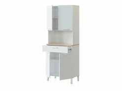 Best Alacena cocina Colin 4 Puertas Blanco Artik (Blanco Mate) - Roble Canadian Cajonera De Escritorio