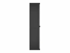 Garden Furniture Alavieska Armario de almacenaje exterior PP y negro 65x37x165 cm