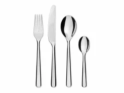 Alessi BG02S24 Juego de Cubiertos y Cuchillos 24 Piezas en Acero Inoxidable