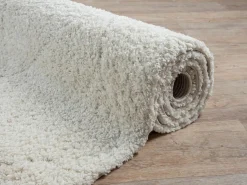 Best the carpet Alfombra Bahar Shaggy patrón rombos, , 200 x 290 cm Crema