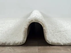 Best the carpet Alfombra Bahar Shaggy patrón rombos, , 200 x 290 cm Crema