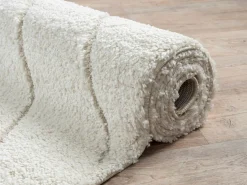 Outlet Alfombra Bahar Shaggy patrón triángulos, , 200 x 290 cm Alfombra De Salón