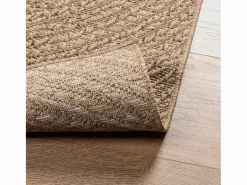 Online Clicnbuy Alfombra con aspecto de yute interior y exterior 120x170 cm Marru00f3n