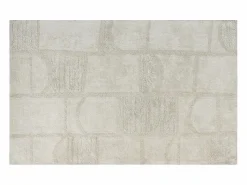 OZAIA Alfombra de algodón con relieve hecha a mano - 200 x 290 cm - 1800g/m2 - - HAZELA