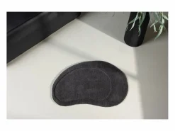 ebuy24 Alfombra de baño de piedra 75x50cm oscuro.