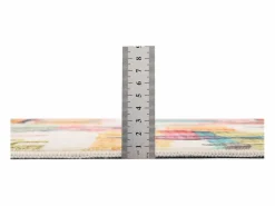 Hot Alfombra de baño estampada con pelo suave 60x100 cm Colorido Ariella Multicolor