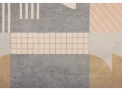 Alfombra de baño estampada con pelo suave 50x60 cm multi Ariella