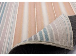 Clearance Alfombra de baño estampada con pelo suave 70x120 cm Colores pastel Ariella Alfombra De Baño