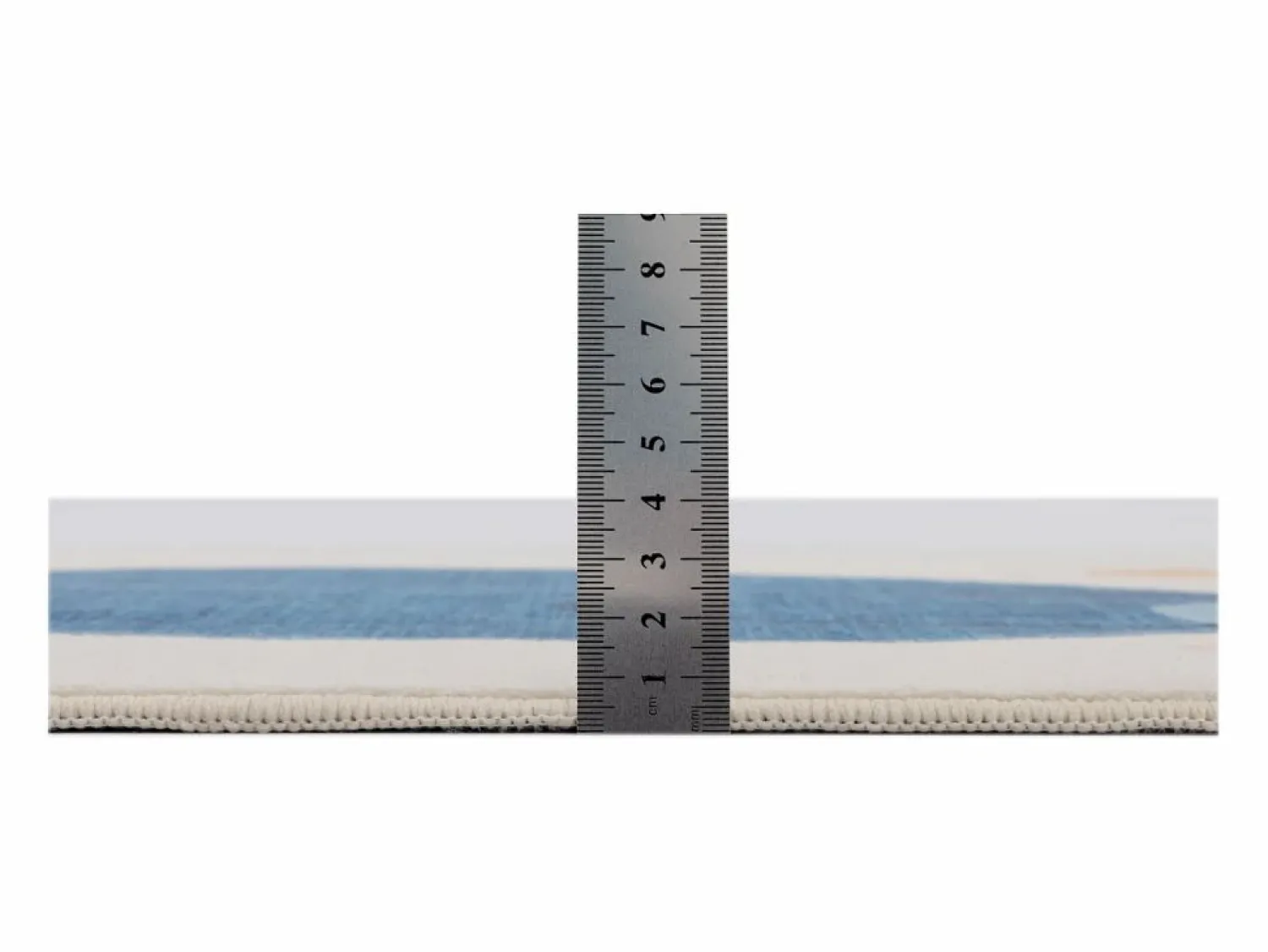 Alfombra de baño estampada con pelo suave 50x60 cm multi Ariella