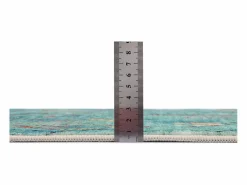 New Alfombra de baño estampada con pelo suave 60x100 cm Turquesa Ariella Azul turquesa