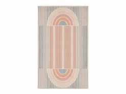Online Alfombra de baño estampada con pelo suave 50x60 cm Colores pastel Ariella Alfombra De Baño