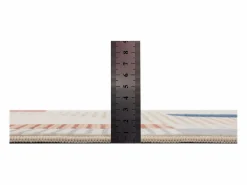 Alfombra de baño estampada con pelo suave 60x100 cm multi Ariella Gris