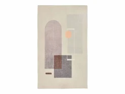 Alfombra de baño estampada con pelo suave 50x60 cm multi Ariella