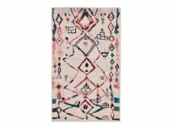 Alfombra de baño estampada con pelo suave 60x100 cm Colorido Ariella Alfombra De Baño