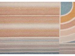 Alfombra de baño estampada con pelo suave 60x100 cm Colores pastel Ariella