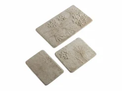 Alfombra de baño Set (3 piezas) Orkide beige