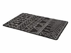 Alfombra de baño Straordinario Black Djt 70x120 antracita negro blanco