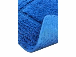 Outlet Alfombra de baño Wolle azul oscuro Multicolor