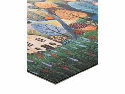 Discount Alfombra de cocina - dibujos con paisaje - - 52 x 200 cm - RICCI Multicolor