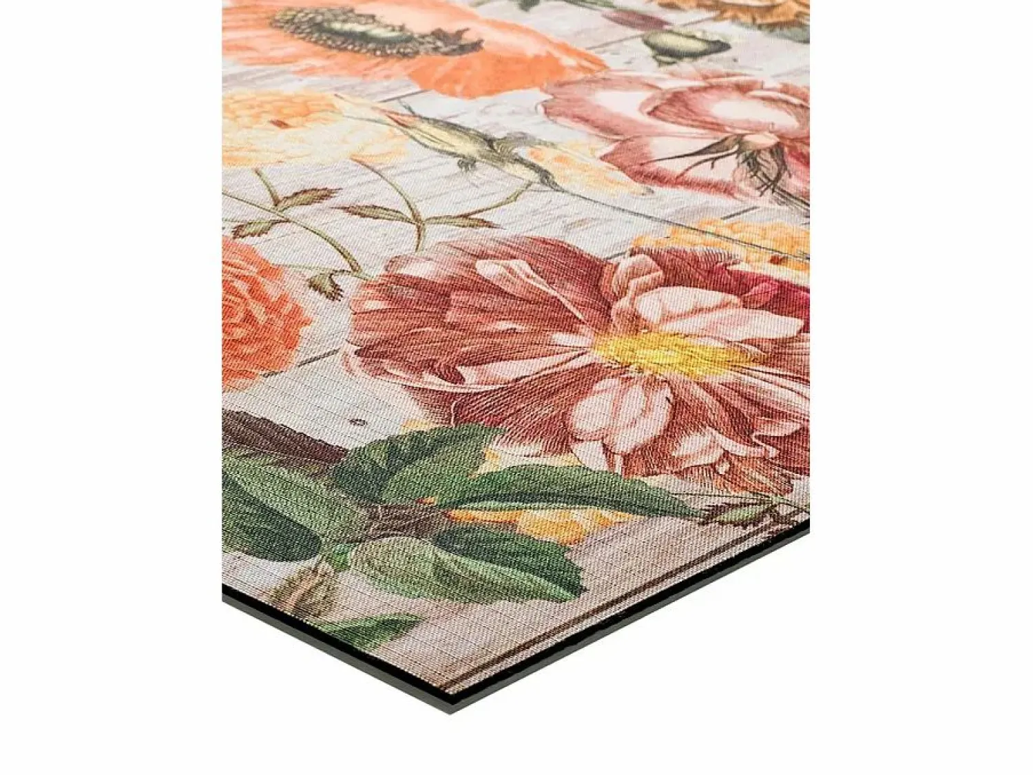 Sale Alfombra de cocina - dibujos con flores - - 52 x 200 cm - RICCI Alfombra De Cocina|Alfombra De Cocina