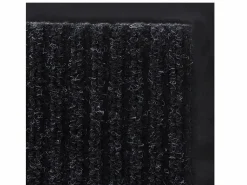 New Alfombra de entrada de PVC negra, 90 x 150 cm ES977381 Negro
