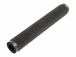 Best Alfombra de entrada rectangular de nudo 90x150 cm negra ES553409 Felpudo