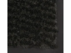 Discount Alfombra de entrada rectangular de nudo 80x120 cm negra ES532702 Negro