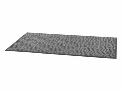 Best Alfombra de Entrada SucceBuy, 156x91,4 cm, Felpudo Exterior Interior Moderno Elegante, con Reverso Antideslizante TPE, Resistente Lavable, Atrapa Polvo, Gris Negro