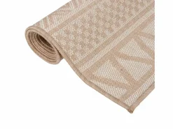 Hot Alfombra de exterior de tejido plano 200x280 cm Rayas marrones Alfombra De Cocina|Alfombra De Cocina