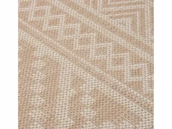 Hot Alfombra de exterior de tejido plano 200x280 cm Rayas marrones Alfombra De Cocina|Alfombra De Cocina