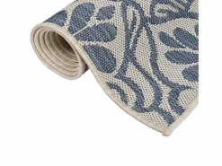 Sale Clicnbuy Alfombra de exterior de tejido plano rayas es 120x170 cm Azul