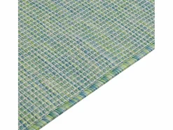 Clicnbuy Alfombra de exterior de tejido plano turquesa 140x200 cm