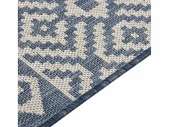 Clicnbuy Alfombra de exterior de tejido plano rayas es 160x230 cm
