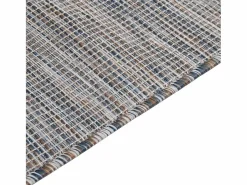 Sale Alfombra de exterior de tejido plano marrón y azul 80x250 cm Alfombra De Exterior|Decoración De Jardín