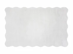OZAIA Alfombra de lana 100% tufted a mano con bordes ondulados, 160 x 230, , PRISMELA