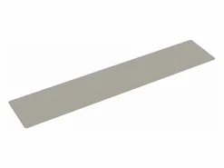 Clearance Clicnbuy Alfombra de pasillo con aspecto de sisal gris taupe 80x400 cm Topo