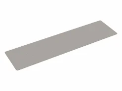 Clicnbuy Alfombra de pasillo con aspecto de sisal gris taupe 80x300 cm