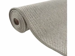 Clicnbuy Alfombra de pasillo con aspecto de sisal gris taupe 80x200 cm